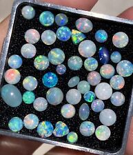 White Cliffs Solid Polished Opal Stones Circle Jewellery Gemstone Australia Gems