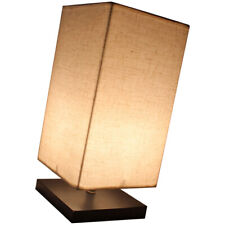 Table Lamp With Fabric Shade Japanese Decor Night Desk