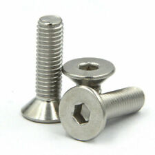 Hex Socket Bolts Countersunk Flat Head Screws M2/M3/M4/M5/M6 304 Stainless Steel - Jamaica - US