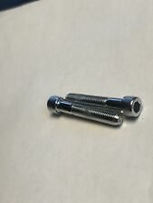 Gardner-Westcott 1/4-28 X 1-1/2 Chrome Allen Head Socket Bolts Knurls Qty 2 USA - Streetman - US"