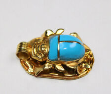 Egyptian Scarab Pendant beetle Pendant Gold 18K Jewelry Gold charm Scarab 3.4gr