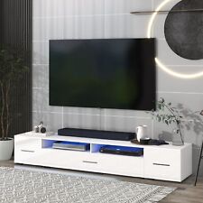 ON-TREND Minimalist TV Stand with Color Changing LED Lights, Modern Universal - Toronto - Canada