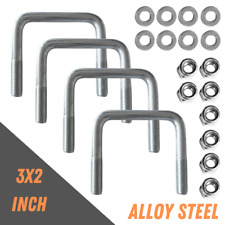 Alloy Steel Zinc Coated U-Bolts for 3x2 ROPS | 1/2” D x 3-1/16” W x 3-1/2” L - Redmond - US