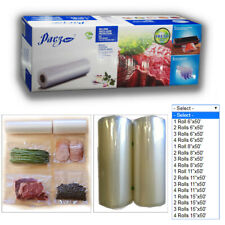 Food Vacuum Sealer Bag Rolls 6x50' 8"x50' 11"x50' 15"x50' FDA approved BPA free"