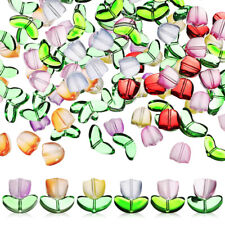 80 Pcs Colorful Handmade Beads Glass Spring Vase Filler DIY Crafts Accessories