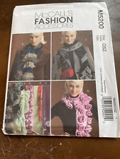 M5200 McCalls Fashion Scarves Accessories Sewing Patterns UnCut