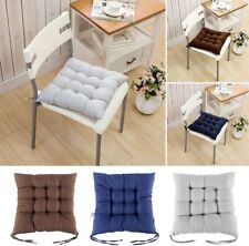 Seat Pad Tie-On Dining Room, Kitchen, Chair Seat Cushions, ALL COLOURS AVAILABLE