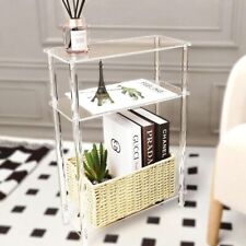 Clear Acrylic Narrow Table,Small End Table,Drink Bedside - Des Moines - US