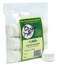 The Professional's Choice Cotton Knit 1.75 Round Gun Cleaning Patches 1000 Pack"