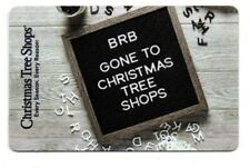 BRB Gone To Christmas Tree Shops Letterboard Sign Gift Card No$Value Collectible