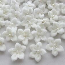 20pcs Velvet Ribbon White Color Wedding Party DIY Flower Art Craft Accessories