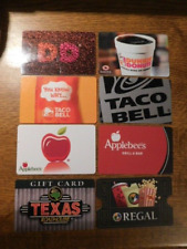 8 Gift Cards (to collect, no value) USA