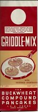 3 Vintage Unused Bags Griddle-Mix Buckwheat Pancakes IOA Foods Cedar Rapids, Ia