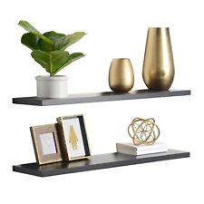 2Pack Floating Shelves 36x8x1 Easy Install for Bedroom Decor - Mumbai - India