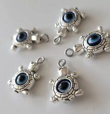 5 pcs DIY Turttle Lucky Eyes Charms Beads Jewelry Accessories Jewelry