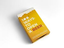 Gift Republic 100 Ways to Open a Beer Cards New