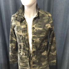 Women's Lucky Brand Button / Zipper Camouflage Jacket, Size: M, Pre-Owned