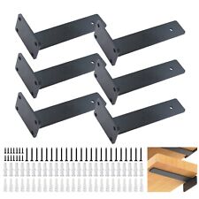 6X Heavy Duty Cast Iron Wall Mounted L Shaped Angle Shelf metal Bracket Support