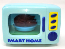 Barbie Sized 1998 VTG Smart Home Microwave Oven - Wind Up - Plate Spins! - Sadsburyville - US