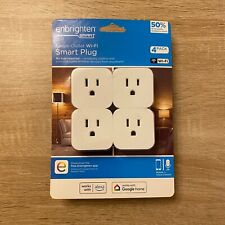 Enbrighten Smart Plug Wi-Fi Smart Switch, No Hub Required, 4 Pack, New, Sealed - Los Angeles - US