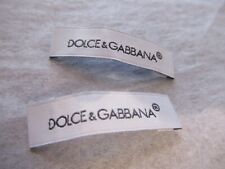 Dolce Gabbana 2 small Designer Tag LABEL Replacement Sewing Accessories lot 2