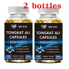 1600mg Tongkat Extract Vegan 2×120 Capsules Strong Natural Testosterone Booster - Toronto - Canada