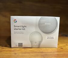 New Sealed Google Home Mini Smart Light Bulb Starter Kit - Chalk GA00518-US - Royse City - US