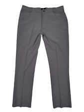 2GG Apparel Brand Golf Pants Mens 36x34 Solid Gray Performance Stretch