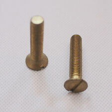 M3 M4 M5 M6 M8 M10 Brass Slotted Countersunk Head Screw Bolts GB68 - CN