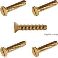 Flat Head Slotted Machine Screws Solid Brass #5-40 x 1/2 Qty 25 - West Hempstead - US"