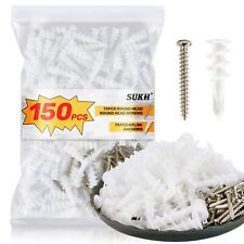 120 Pcs Self-Drilling Drywall Anchors with Screws, Zinc Heavy Duty Metal Wall - Denver - US