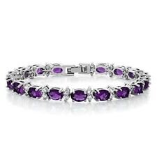 Gorgeous Oval And Round Cubic Zirconia Cz Tennis Bracelet Jewelry Gift