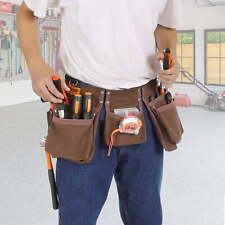 Tool Belt Carpenter Construction Tool Pouch 13 Pockets 29-54" Waist Size"