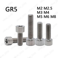 GR5 Titanium Allen Hex Socket Bolts Cap Head Screws M2 M2.5 M3 M4 M5 M6 M8 - CN