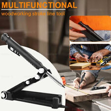 Multifunction Scribing Tool Adjustable Woodworking Measuring Construction Pencil