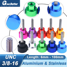 UNC 3/8-16 Knurled Thumb Screws Hand Grip Knob Tighten Bolts For Camera Tripod - CN