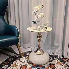 Small round End Tables, Metal Side Table,Modern Space Saving Pedestal Minimalist - Mumbai - India