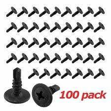 200x 1/2 Black Phosphate Phillips Wafer Head Self Tapping Drilling Screws - Chino - US"