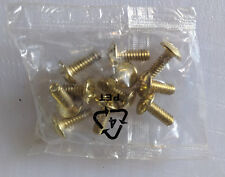 Pack of 11 Ceiling Fan Blade screws 10-24 X 1/2 Polished Brass - Spur - US"