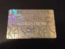 NORDSTROM Jumbles Letters ( 2015 ) Holographic Foil Gift Card ( $0 )