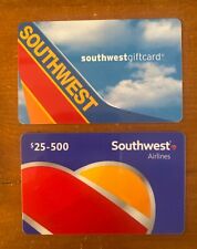 Two Southwest Airlines Gift Card Balance $158.05 No Expiration