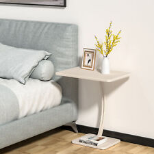 White C-Shaped End Table, Living Room Center Minimalist Display Coffee Table - Mumbai - India