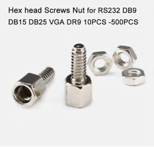 Hex head Screws Nut for RS232 DB9 DB15 DB25 VGA DR9 10PCS -500PCS - CN