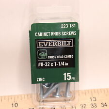 (15-Pk) Everbilt Cabinet Knob Screws Truss Head Combo # 8-32 x 1-1/4 223181 - Chillicothe - US"