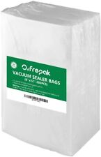 O2frepak 200 Quart Size 8 x 12" Embossed Food Saver Vacuum Sealer Freezer Bags"