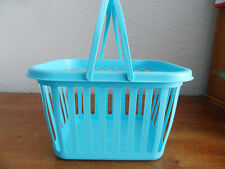 Basket Portable Baby Blue With Handle College Dorm Organizing Cleaning Supply