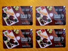 Zocalo Street Food Tequila restaurant gift cards $100 (4 x $25) Wilmington NC