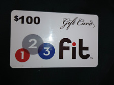 ⭐ $100 123 Fit Gift Card⭐ FAST SHIPPING⭐️