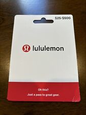 Lululemon Gift Card