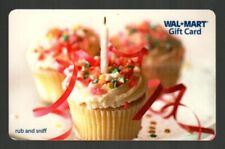 WALMART Birthday Cupcakes ( 2008 ) Scratch & Sniff Gift Card ( $0 )